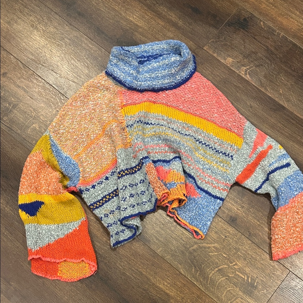 Sincerely Jules Blocked Colorful Sweater